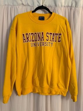 MV Sport Arizona State University Gold Crewneck Sweatshirt